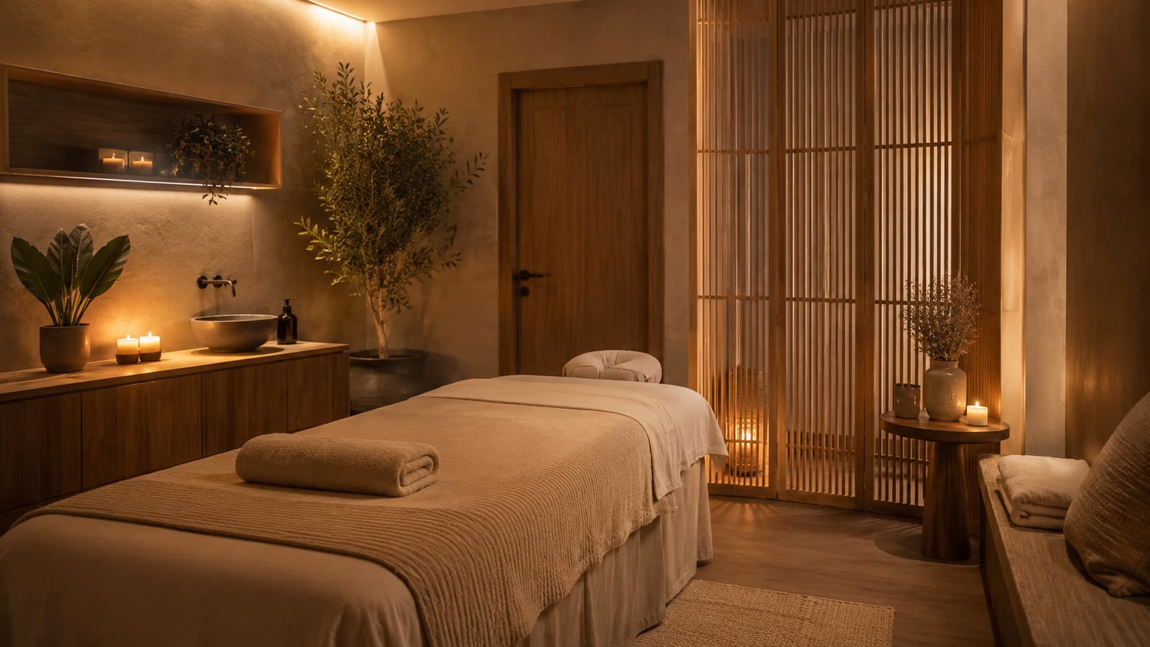 עיסוי עם חדר פרטי